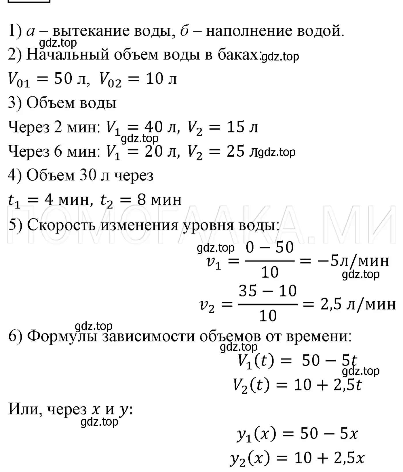 Решение 3. номер 1086 (страница 202) гдз по алгебре 7 класс Мерзляк, Полонский, учебник