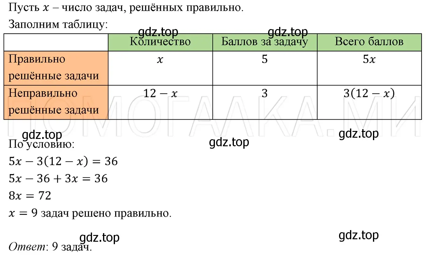 Решение 3. номер 1286 (страница 247) гдз по алгебре 7 класс Мерзляк, Полонский, учебник