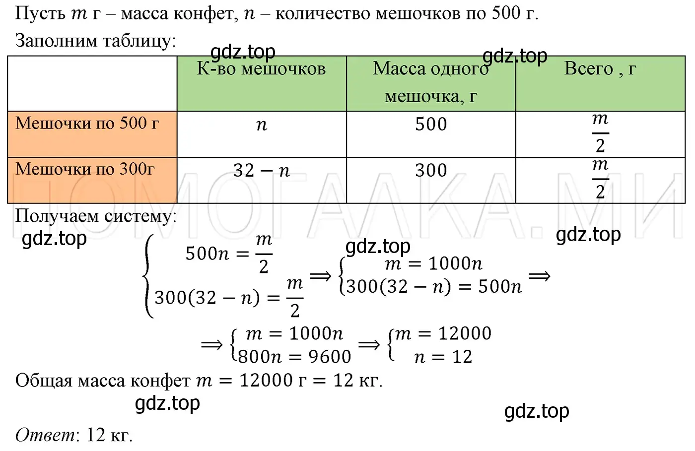 Решение 3. номер 1441 (страница 266) гдз по алгебре 7 класс Мерзляк, Полонский, учебник