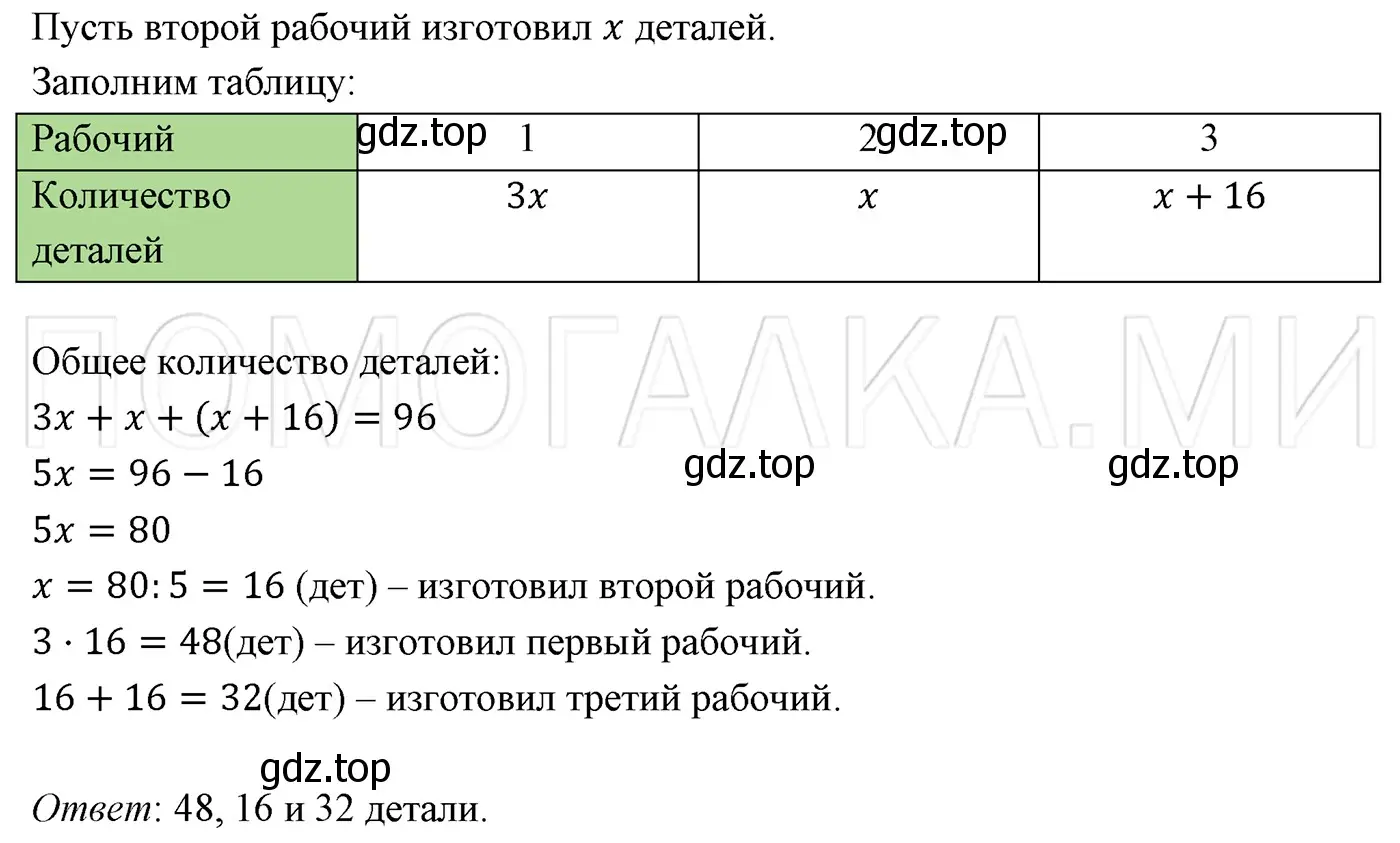 Решение 3. номер 160 (страница 30) гдз по алгебре 7 класс Мерзляк, Полонский, учебник