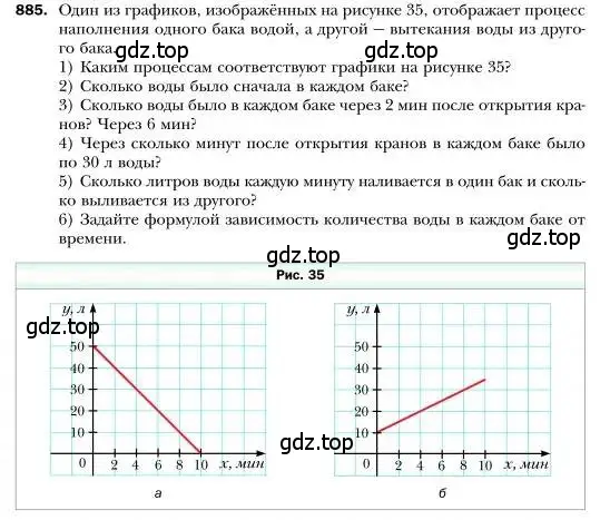 Условие номер 885 (страница 170) гдз по алгебре 7 класс Мерзляк, Полонский, учебник