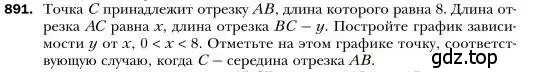 Условие номер 891 (страница 171) гдз по алгебре 7 класс Мерзляк, Полонский, учебник