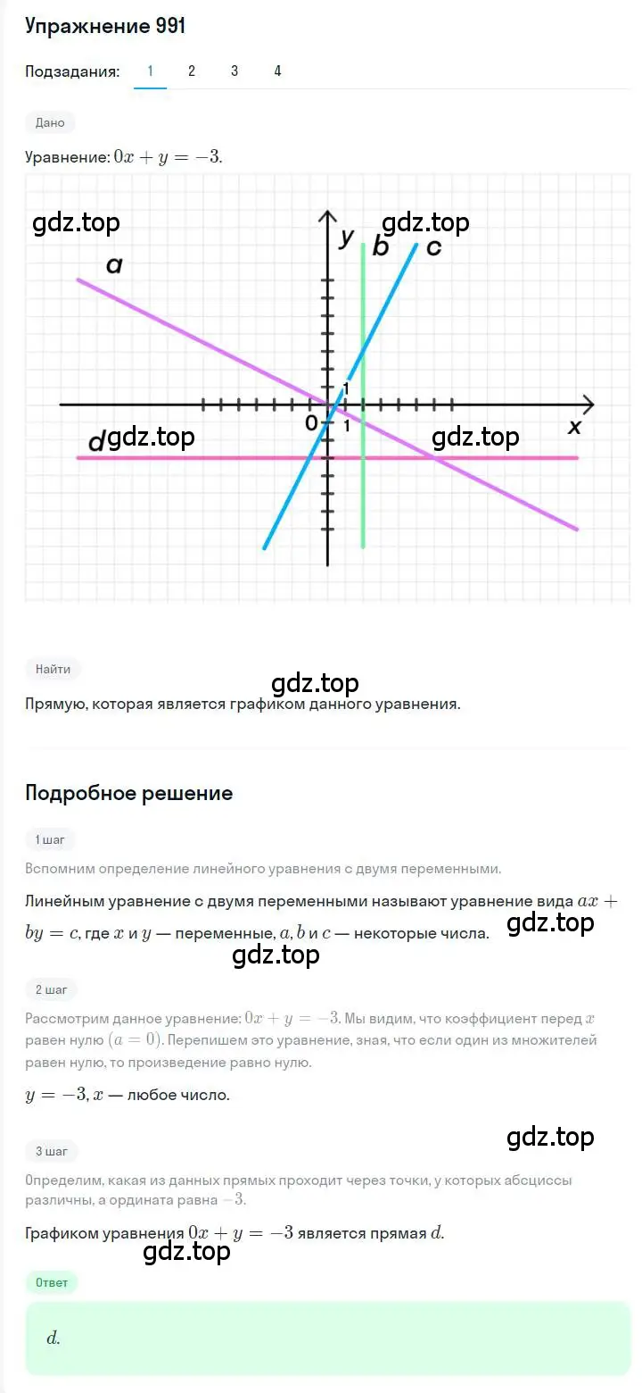 Решение номер 991 (страница 193) гдз по алгебре 7 класс Мерзляк, Полонский, учебник