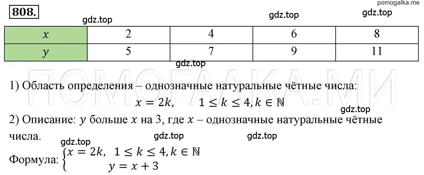 Решение 3. номер 808 (страница 151) гдз по алгебре 7 класс Мерзляк, Полонский, учебник