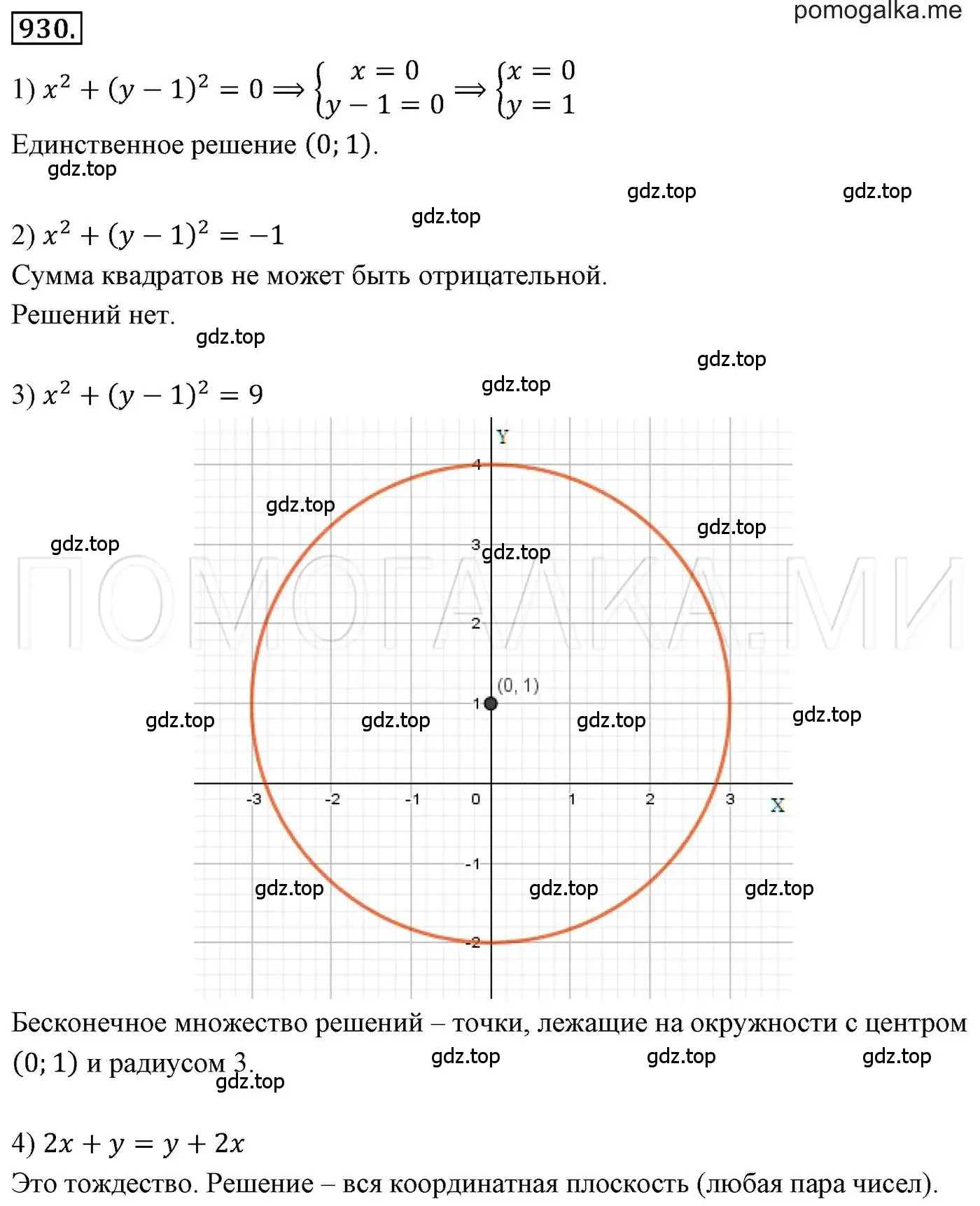 Решение 3. номер 930 (страница 184) гдз по алгебре 7 класс Мерзляк, Полонский, учебник