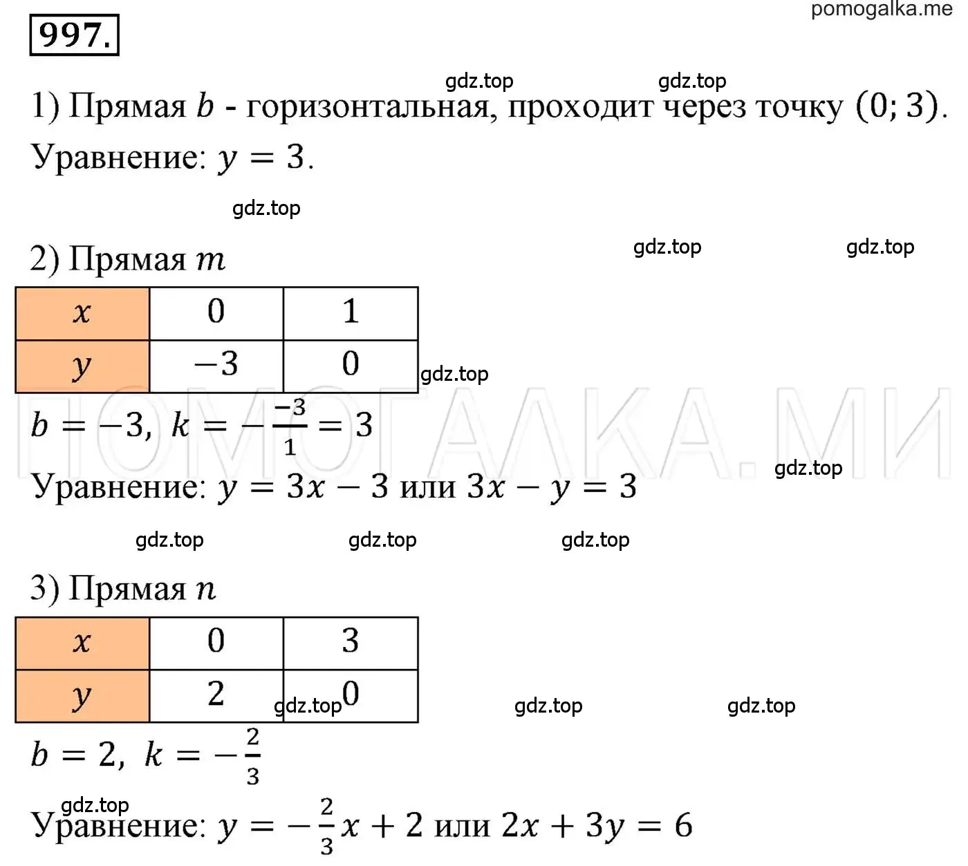 Решение 3. номер 997 (страница 194) гдз по алгебре 7 класс Мерзляк, Полонский, учебник