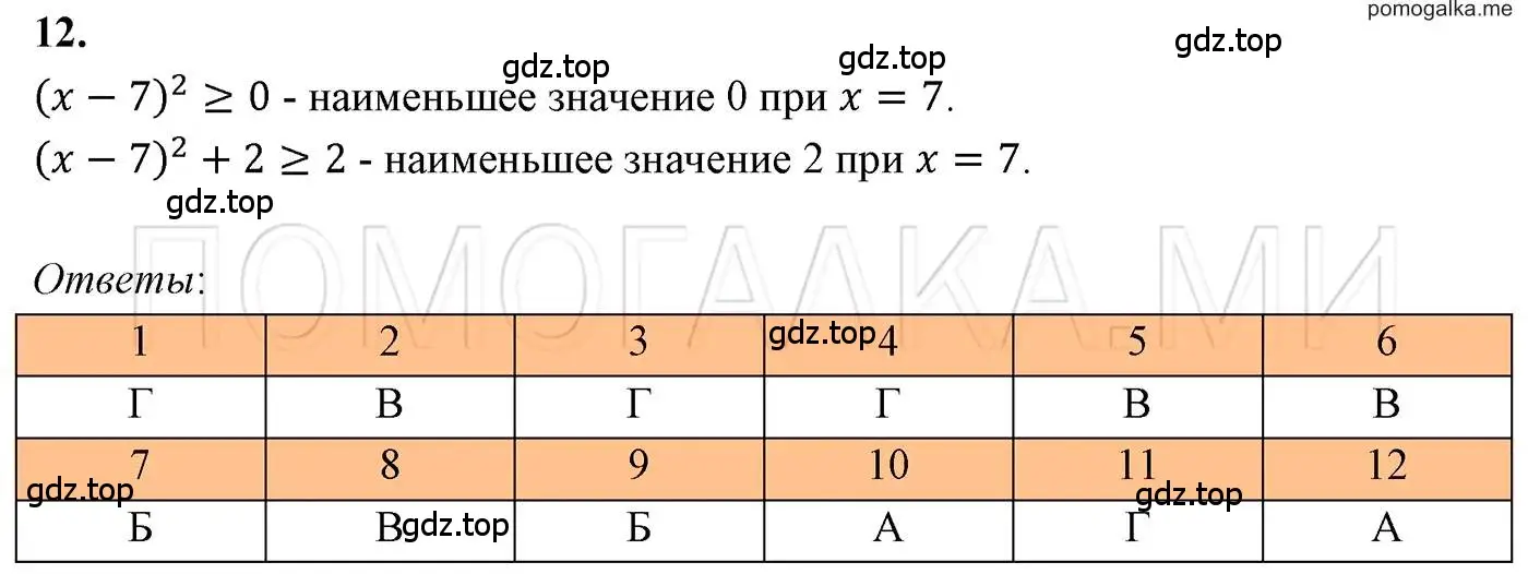 Решение 3. номер 12 (страница 68) гдз по алгебре 7 класс Мерзляк, Полонский, учебник