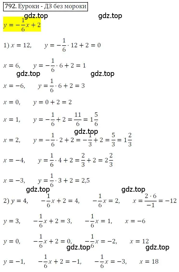 Решение 4. номер 792 (страница 149) гдз по алгебре 7 класс Мерзляк, Полонский, учебник