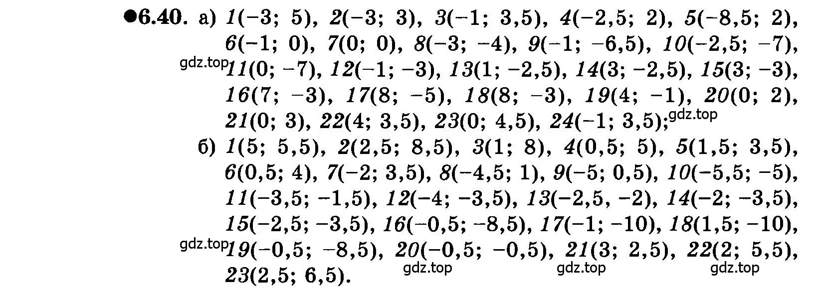 Условие номер 6.40 (страница 40) гдз по алгебре 7 класс Мордкович, задачник 2 часть
