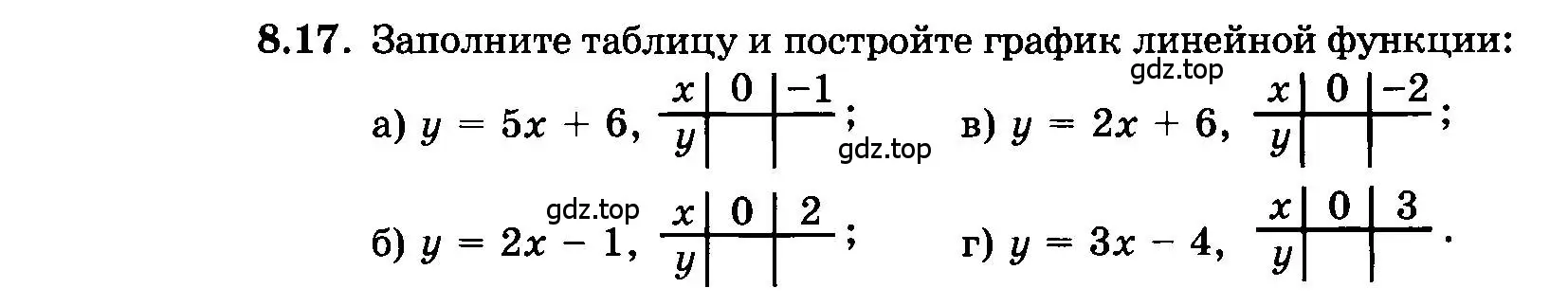 Условие номер 8.17 (страница 46) гдз по алгебре 7 класс Мордкович, задачник 2 часть