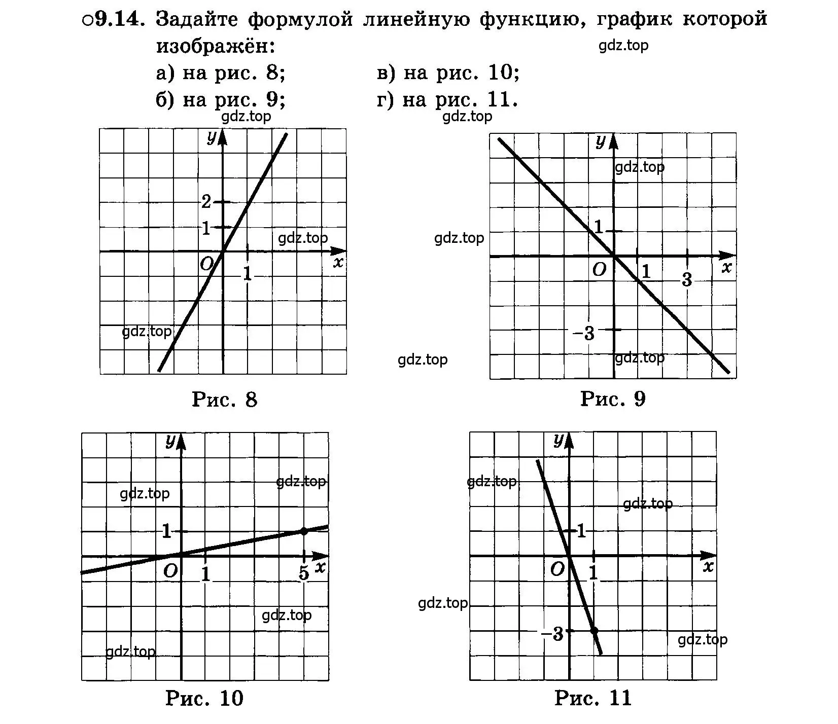 Условие номер 9.14 (страница 54) гдз по алгебре 7 класс Мордкович, задачник 2 часть