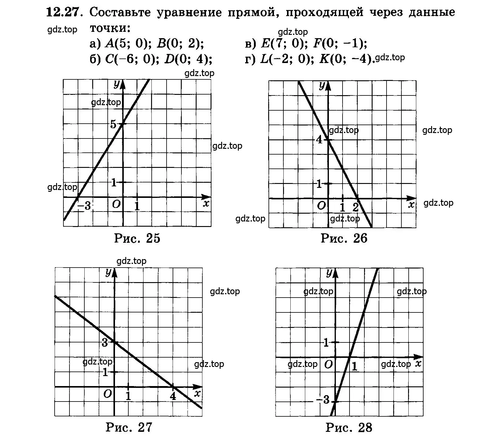 Условие номер 12.27 (страница 69) гдз по алгебре 7 класс Мордкович, задачник 2 часть