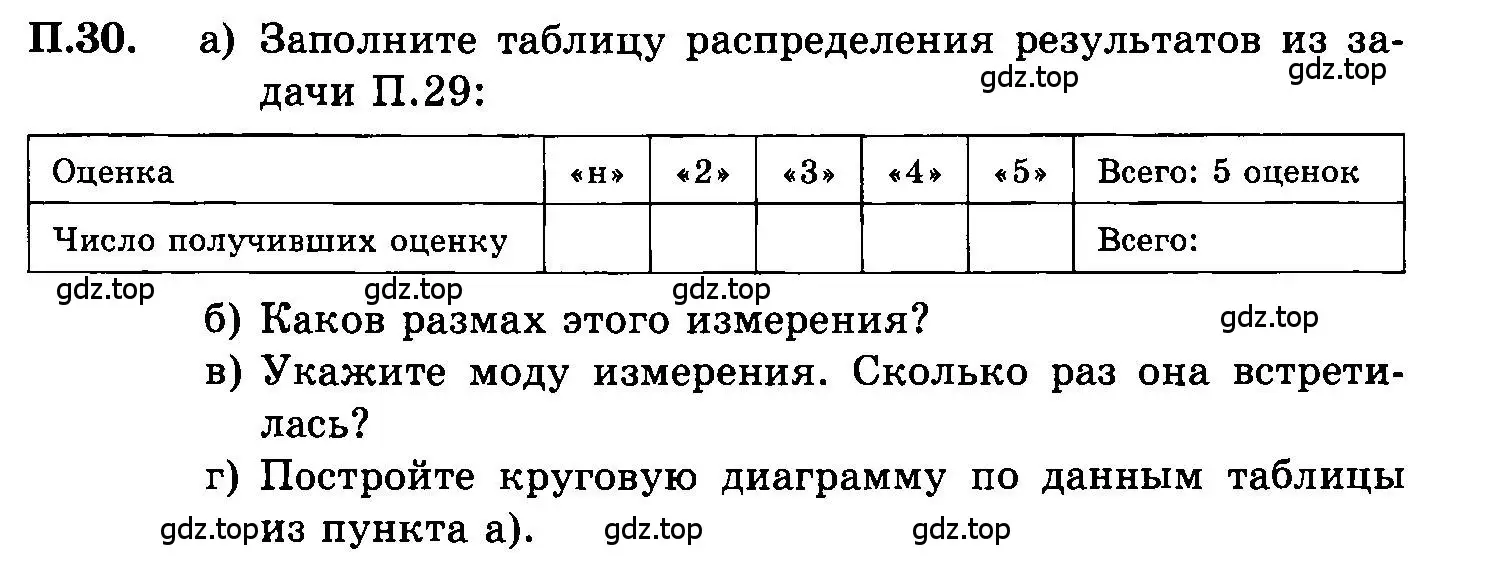 Условие номер 30 (страница 222) гдз по алгебре 7 класс Мордкович, задачник 2 часть