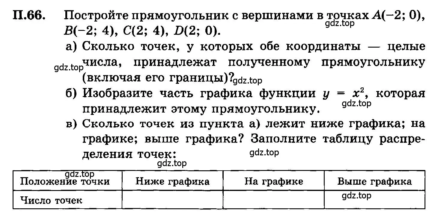 Условие номер 66 (страница 235) гдз по алгебре 7 класс Мордкович, задачник 2 часть