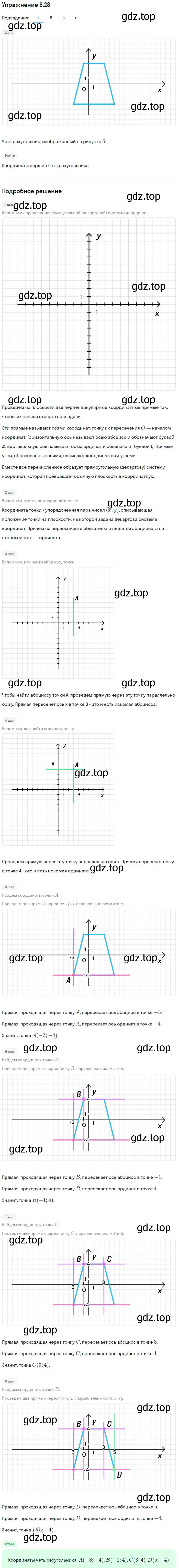 Решение номер 6.28 (страница 37) гдз по алгебре 7 класс Мордкович, задачник 2 часть