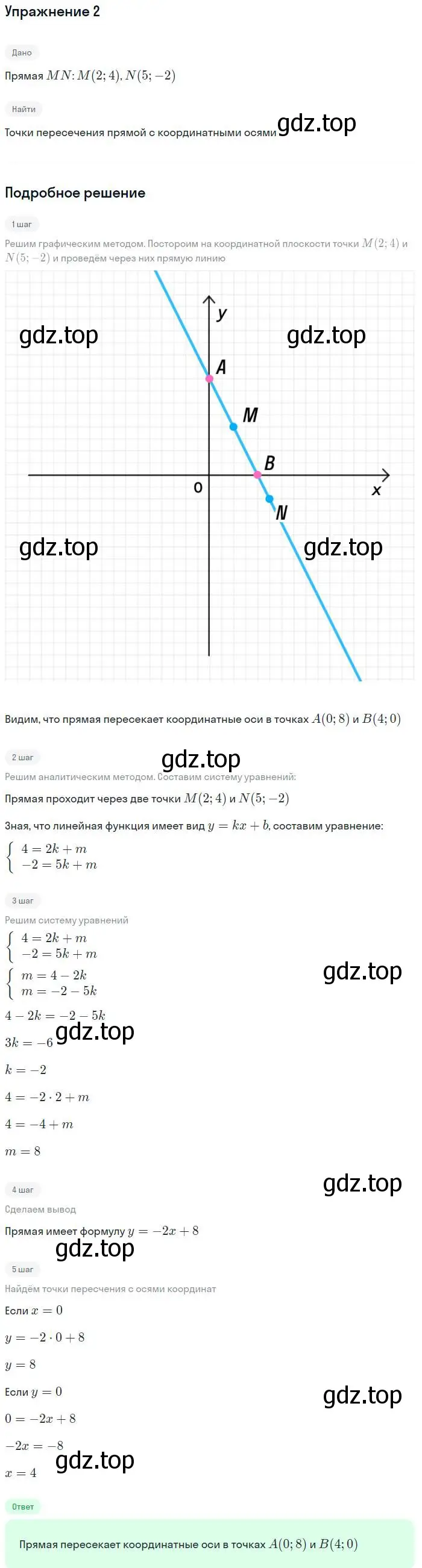 Решение номер 2 (страница 61) гдз по алгебре 7 класс Мордкович, задачник 2 часть