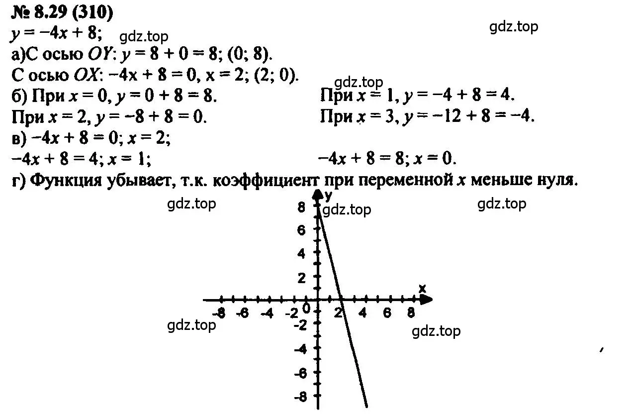 Решение 2. номер 8.29 (страница 47) гдз по алгебре 7 класс Мордкович, задачник 2 часть