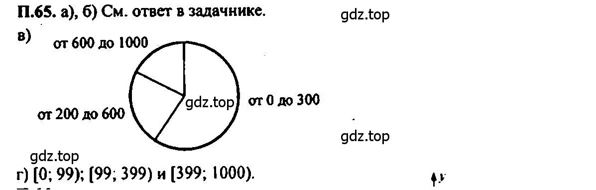 Решение 2. номер 65 (страница 235) гдз по алгебре 7 класс Мордкович, задачник 2 часть