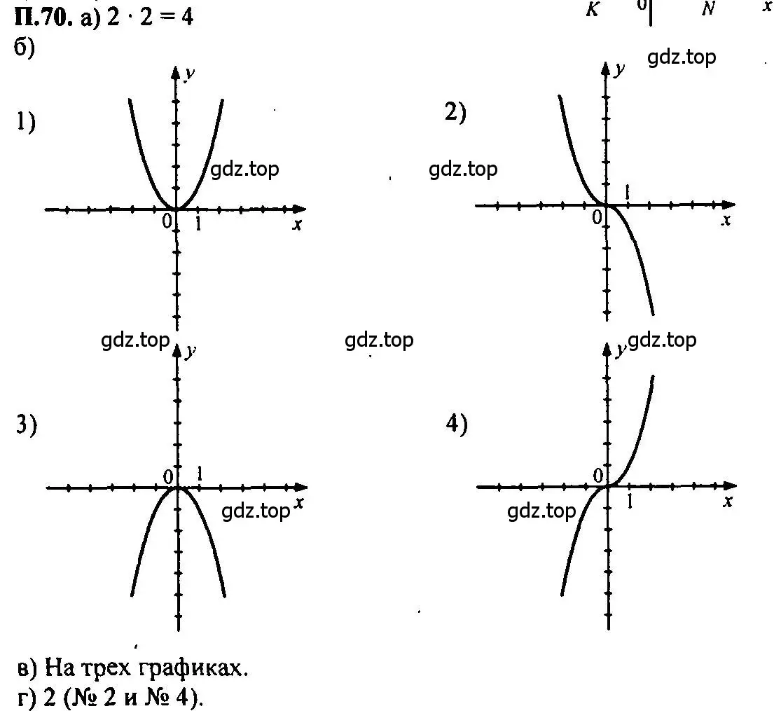 Решение 2. номер 70 (страница 237) гдз по алгебре 7 класс Мордкович, задачник 2 часть