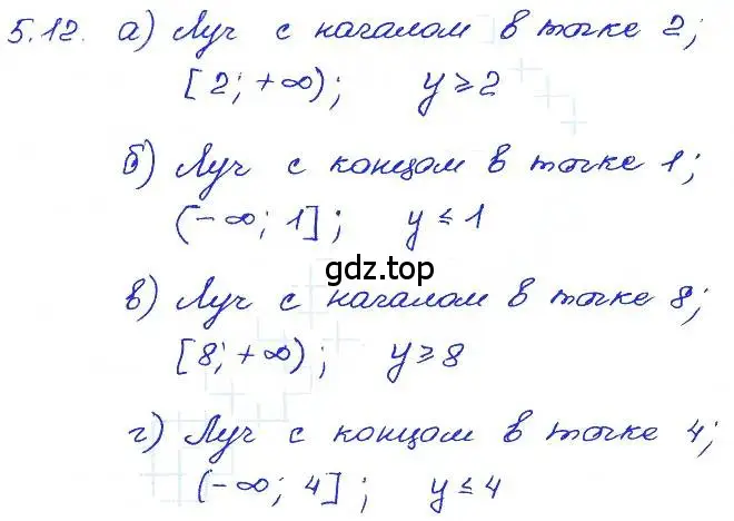 Решение 4. номер 5.12 (страница 28) гдз по алгебре 7 класс Мордкович, задачник 2 часть