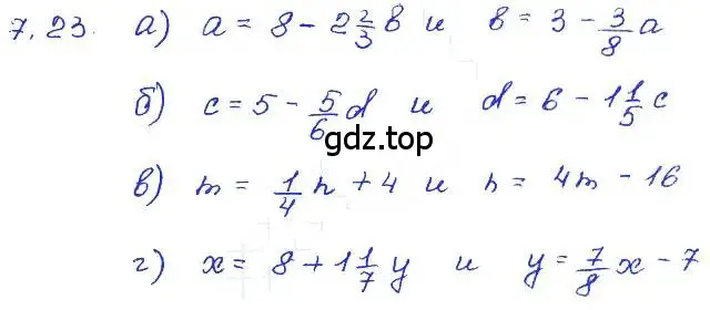 Решение 4. номер 7.23 (страница 43) гдз по алгебре 7 класс Мордкович, задачник 2 часть