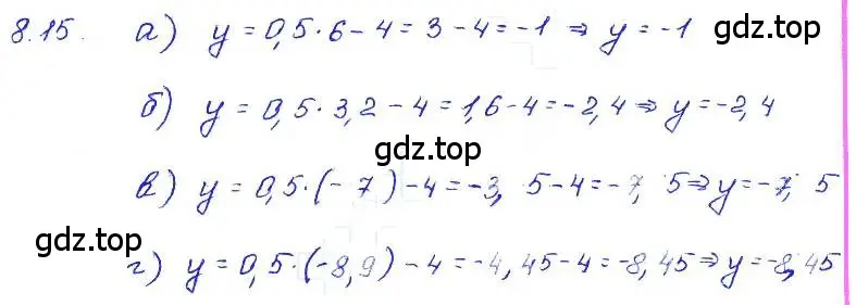 Решение 4. номер 8.15 (страница 46) гдз по алгебре 7 класс Мордкович, задачник 2 часть