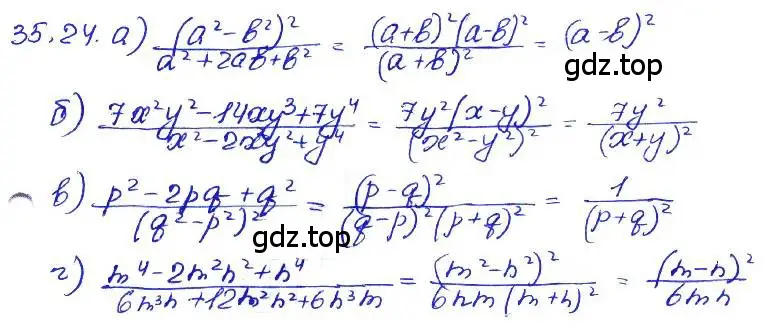 Решение 4. номер 35.24 (страница 154) гдз по алгебре 7 класс Мордкович, задачник 2 часть