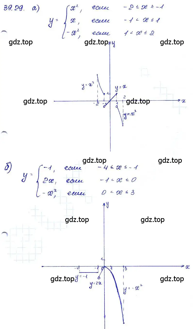Решение 4. номер 39.29 (страница 176) гдз по алгебре 7 класс Мордкович, задачник 2 часть