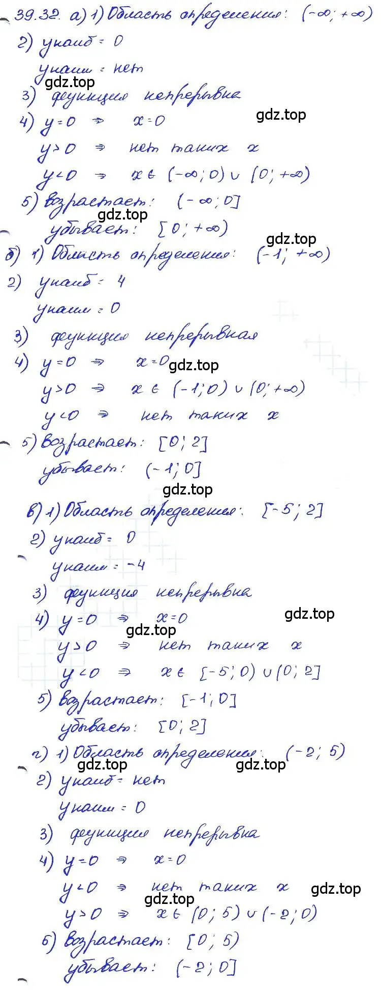 Решение 4. номер 39.32 (страница 177) гдз по алгебре 7 класс Мордкович, задачник 2 часть