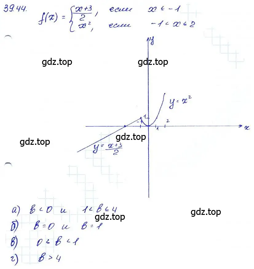 Решение 4. номер 39.44 (страница 181) гдз по алгебре 7 класс Мордкович, задачник 2 часть