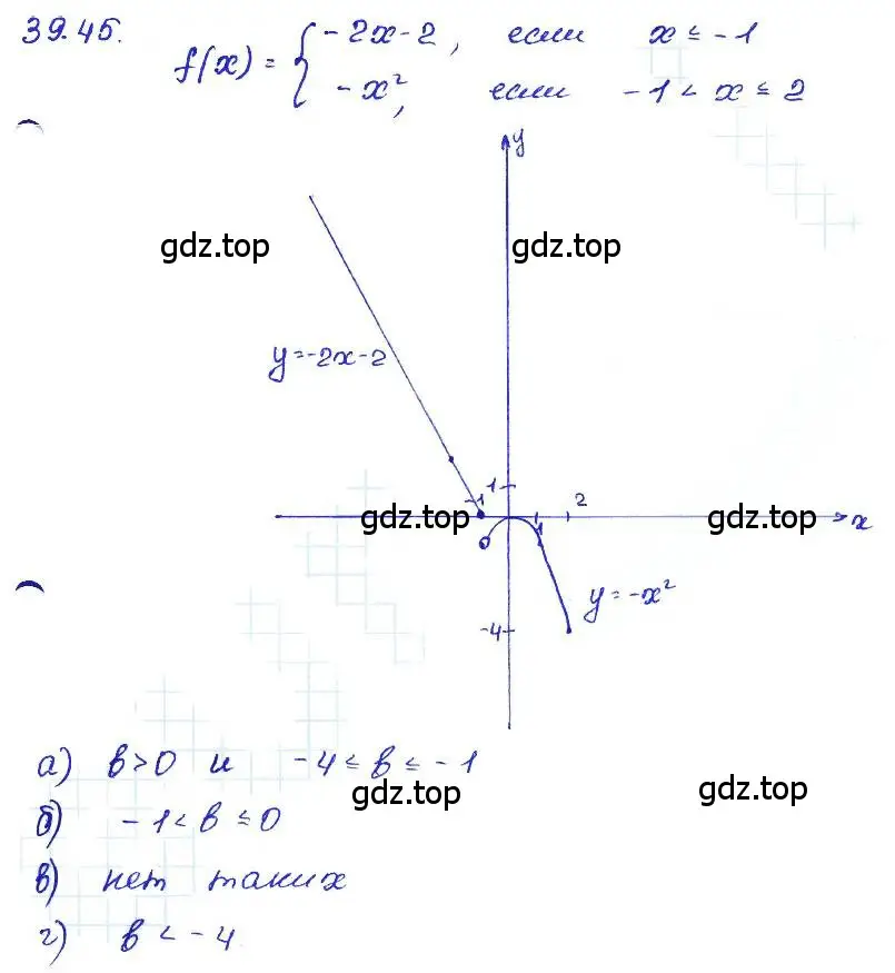 Решение 4. номер 39.45 (страница 181) гдз по алгебре 7 класс Мордкович, задачник 2 часть