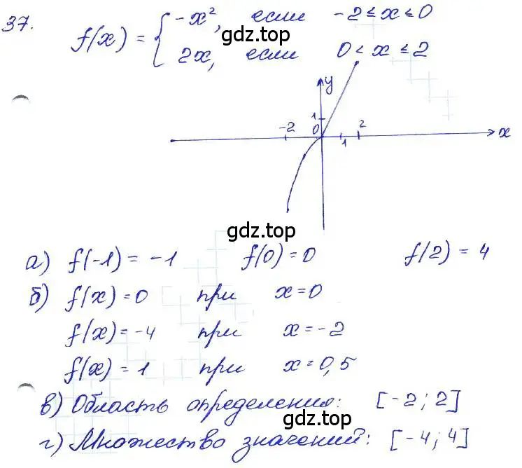 Решение 4. номер 37 (страница 190) гдз по алгебре 7 класс Мордкович, задачник 2 часть