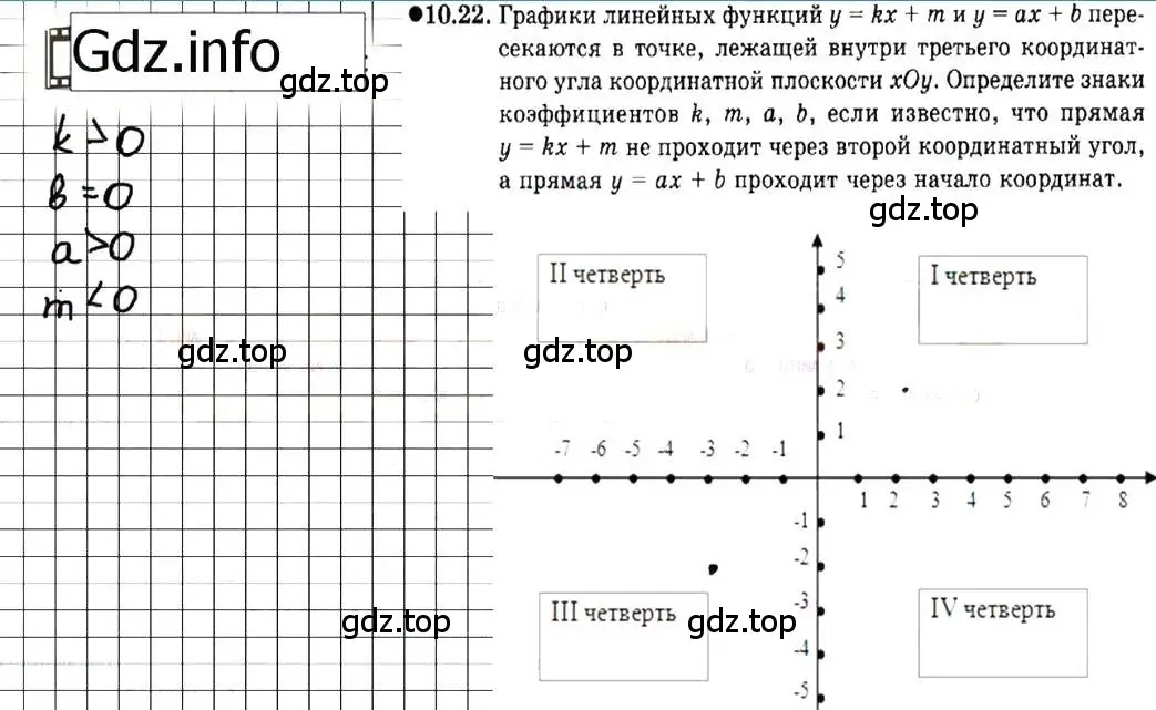 Решение 7. номер 10.22 (страница 60) гдз по алгебре 7 класс Мордкович, задачник 2 часть