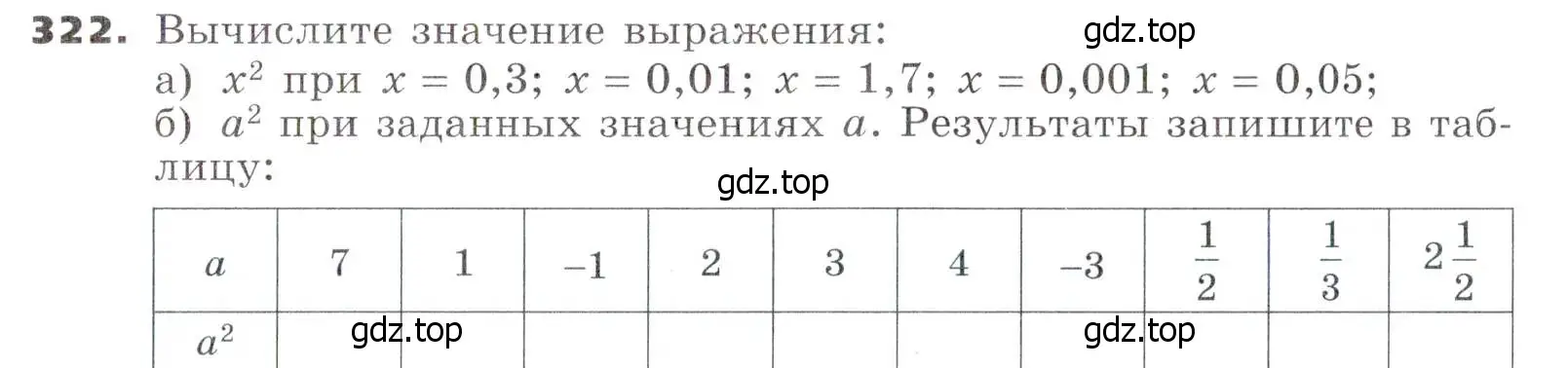 Условие номер 322 (страница 95) гдз по алгебре 7 класс Никольский, Потапов, учебник