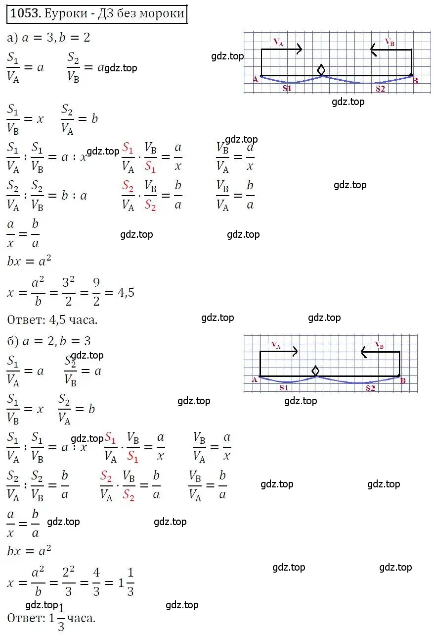 Решение 3. номер 1053 (страница 260) гдз по алгебре 7 класс Никольский, Потапов, учебник