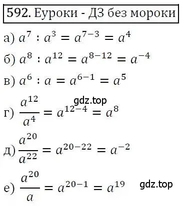 Решение 3. номер 592 (страница 154) гдз по алгебре 7 класс Никольский, Потапов, учебник