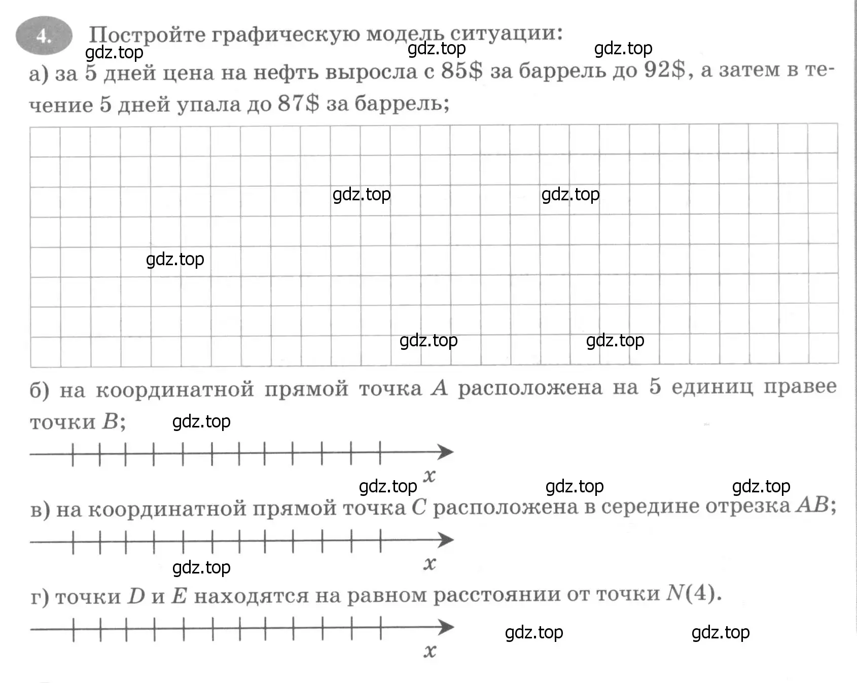 Условие номер 4 (страница 10) гдз по алгебре 7 класс Ключникова, Комиссарова, рабочая тетрадь