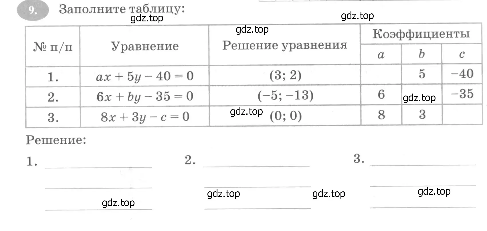 Условие номер 9 (страница 24) гдз по алгебре 7 класс Ключникова, Комиссарова, рабочая тетрадь