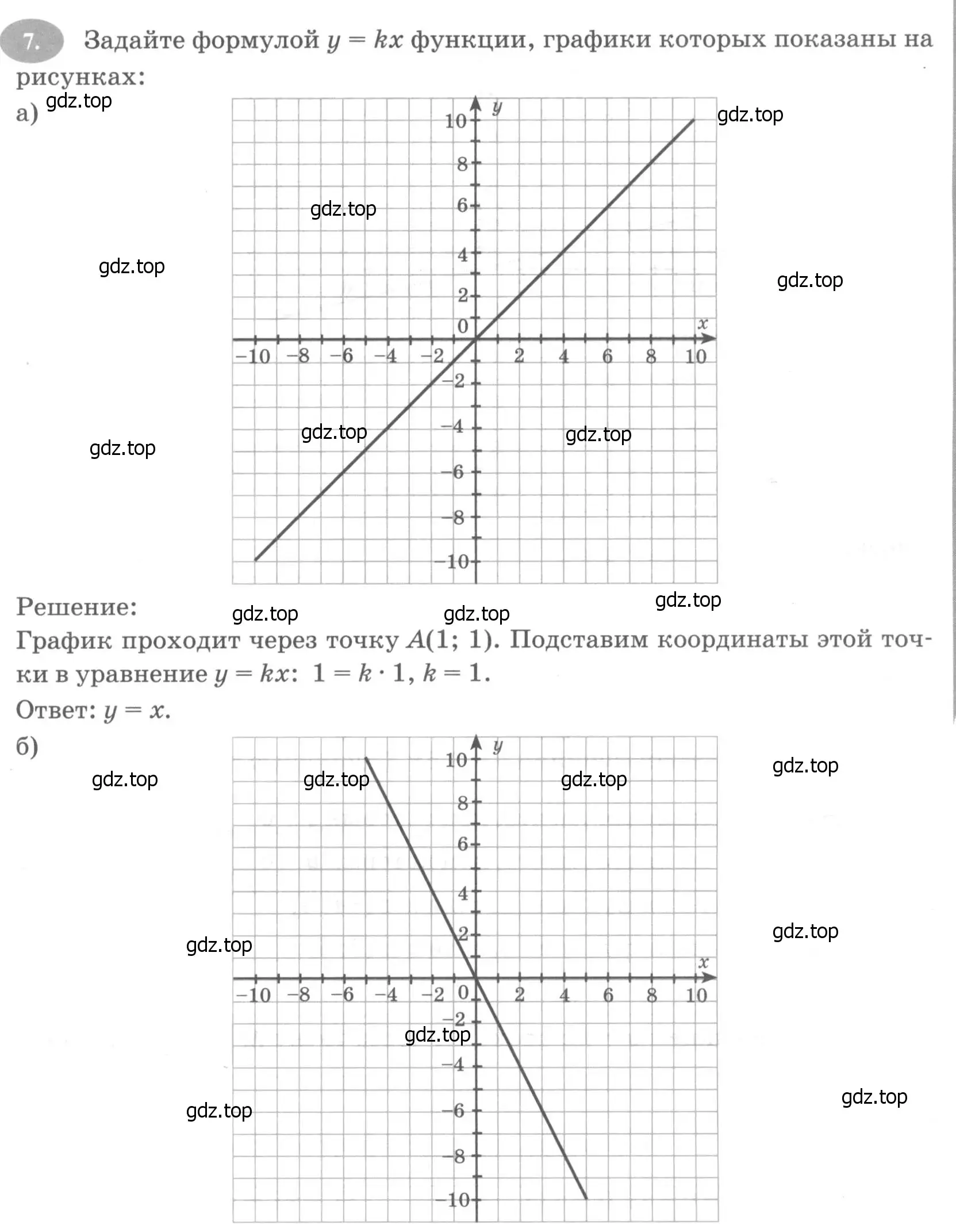 Условие номер 7 (страница 33) гдз по алгебре 7 класс Ключникова, Комиссарова, рабочая тетрадь