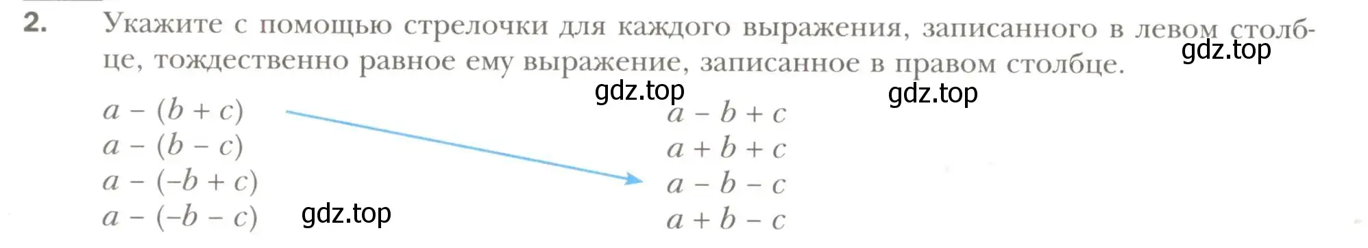 Условие номер 2 (страница 28) гдз по алгебре 7 класс Мерзляк, Полонский, рабочая тетрадь 1 часть