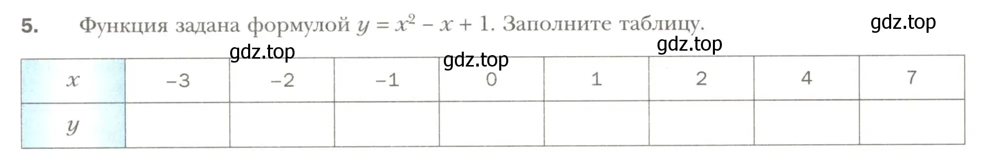 Условие номер 5 (страница 10) гдз по алгебре 7 класс Мерзляк, Полонский, рабочая тетрадь 2 часть