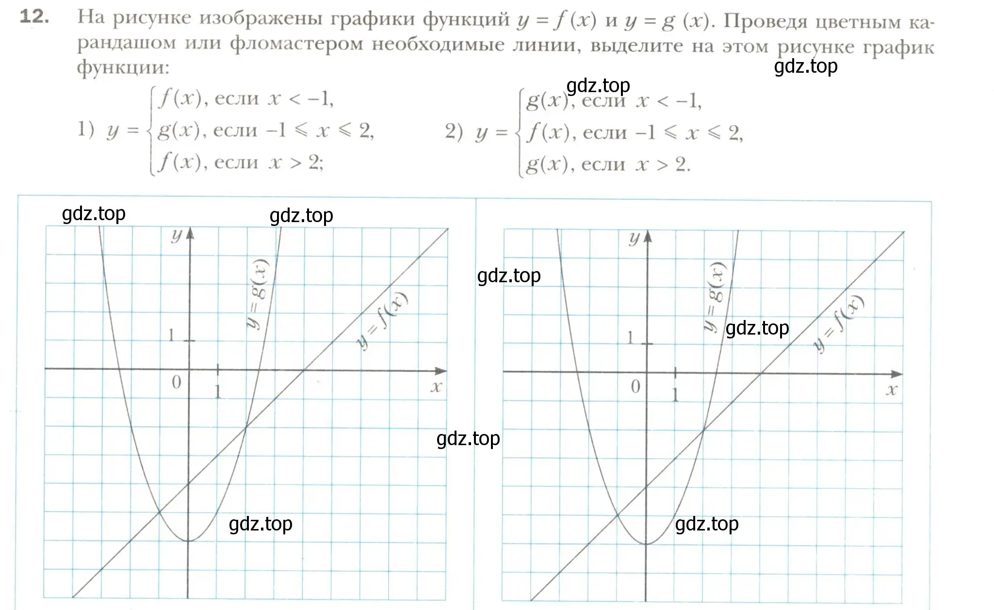 Условие номер 12 (страница 19) гдз по алгебре 7 класс Мерзляк, Полонский, рабочая тетрадь 2 часть