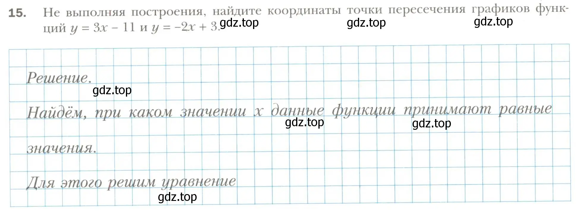 Условие номер 15 (страница 24) гдз по алгебре 7 класс Мерзляк, Полонский, рабочая тетрадь 2 часть