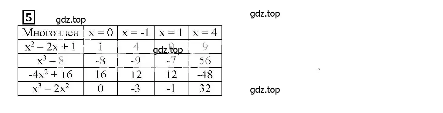 Решение 3. номер 5 (страница 41) гдз по алгебре 7 класс Мерзляк, Полонский, рабочая тетрадь 1 часть