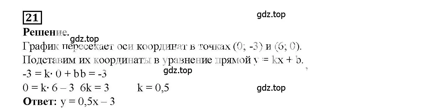 Решение 3. номер 21 (страница 44) гдз по алгебре 7 класс Мерзляк, Полонский, рабочая тетрадь 2 часть