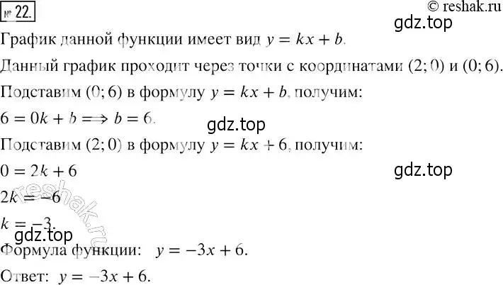 Решение 4. номер 22 (страница 27) гдз по алгебре 7 класс Мерзляк, Полонский, рабочая тетрадь 2 часть