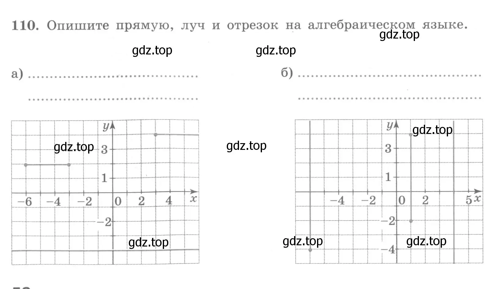 Условие номер 110 (страница 52) гдз по алгебре 7 класс Минаева, Рослова, рабочая тетрадь