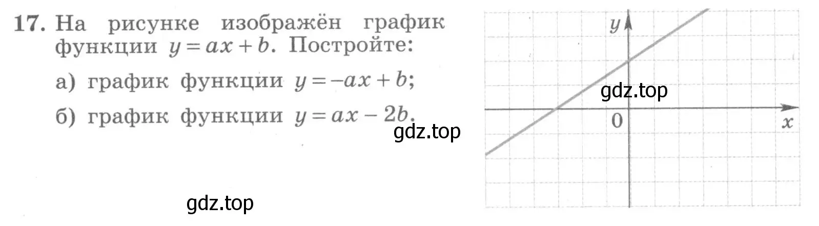 Условие номер 17 (страница 69) гдз по алгебре 7 класс Миндюк, Шлыкова, рабочая тетрадь 1 часть