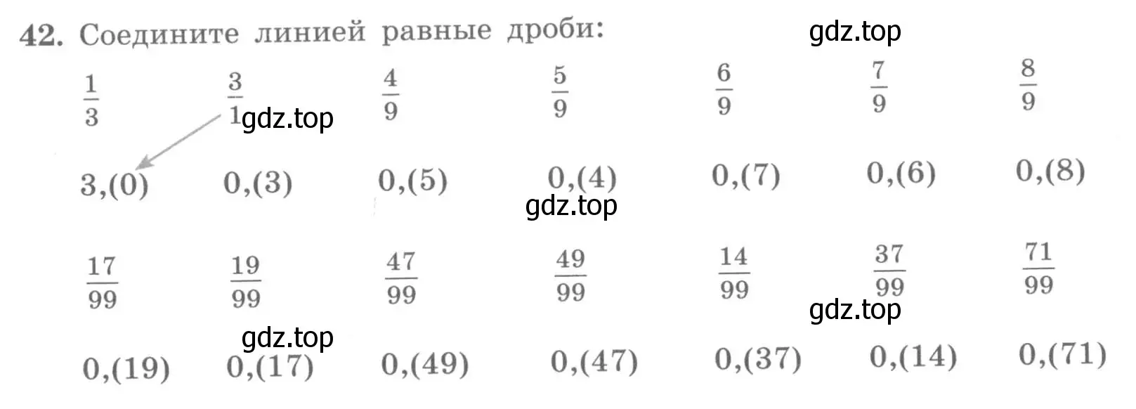 Условие номер 42 (страница 20) гдз по алгебре 7 класс Потапов, Шевкин, рабочая тетрадь 1 часть