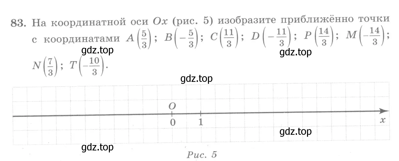 Условие номер 83 (страница 34) гдз по алгебре 7 класс Потапов, Шевкин, рабочая тетрадь 1 часть